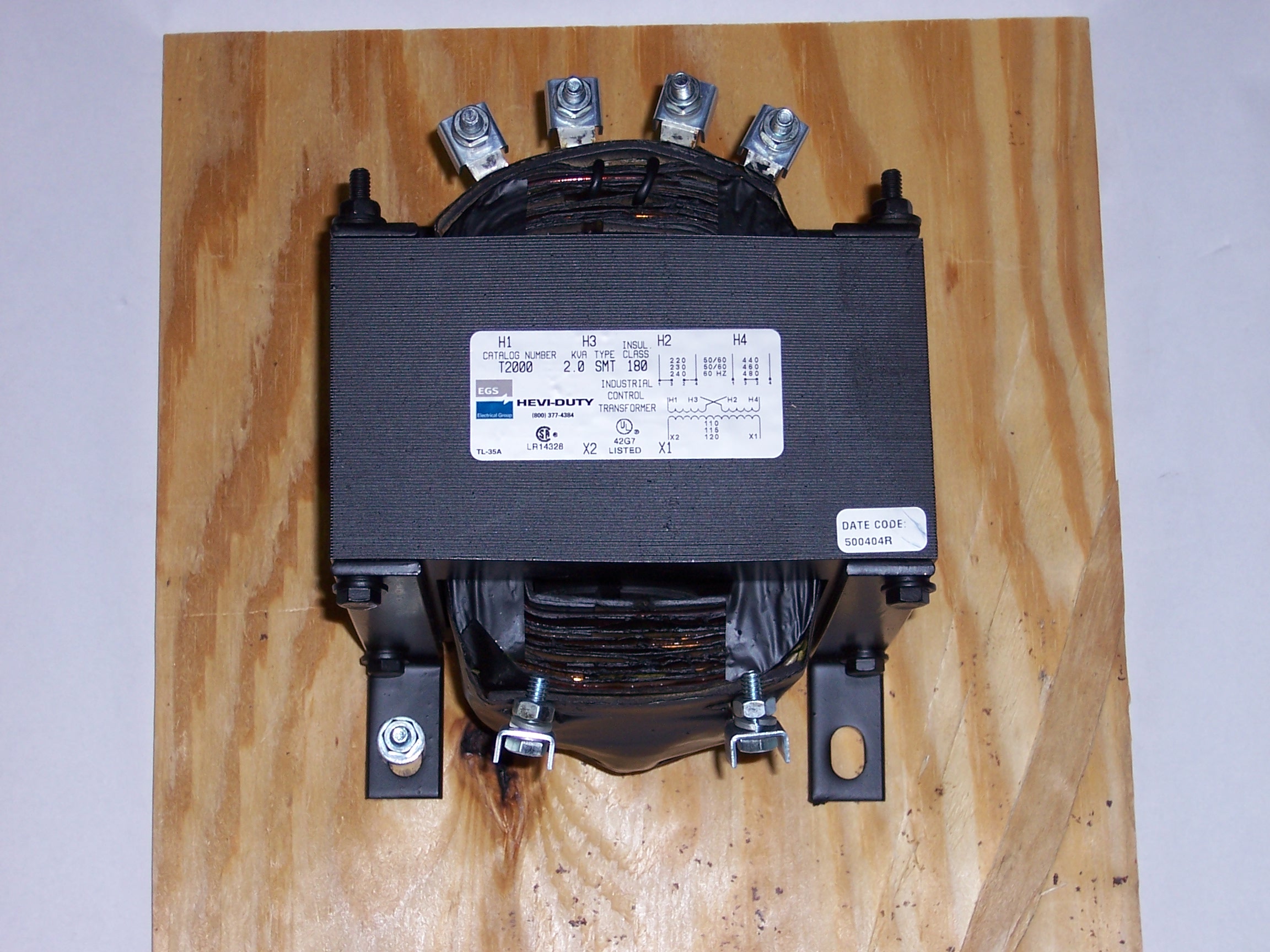 Item # 639-0005, Ignition Transformer On Wisconsin Oven Corp.